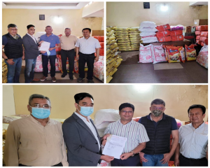 वाढी पिडितहरुको लागि नेपाल चेम्वर अफ कमर्सद्धारा राहत सामाग्री हस्तान्तरण
