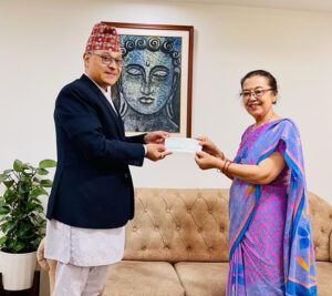 संस्थागत सामाजिक उत्तरदायित्व अन्तर्गत सांग्रिला सांग्रिला डेभलपमेन्ट बैंकको आर्थिक सहयोग