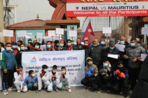 राष्ट्रिय खेलकुद परिषदका कर्मचारी आन्दोलित