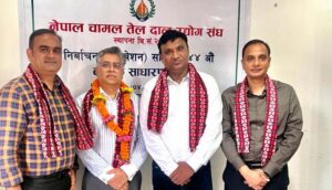 नेपाल चामल तेल–दाल उद्योग संघको अध्यक्षमा दुगड नेपाल चामल तेल–दाल उद्योग संघको अध्यक्षमा दुगड