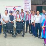 मुक्तिनाथ विकास बैंकद्वारा विभिन्न संस्थालाई ह्विलचेयर हस्तान्तरण