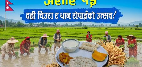 सांस्कृतिक पर्व असार १५ः धान दिवससहित दही चिउरा खाएर मनाइँदै