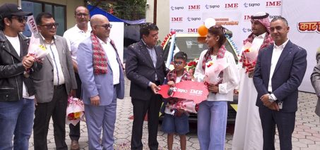 साउदीबाट आईएमई गर्दा अभिषेक कालाखेतीले जिते बीवाईडी एट्टो १ ईभी
