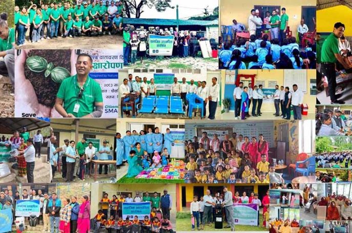 दूर–दराजमा शिक्षा र स्वास्थ्य क्षेत्रमा योगदान पुर्याउँदै सिटिजन्स बैंक