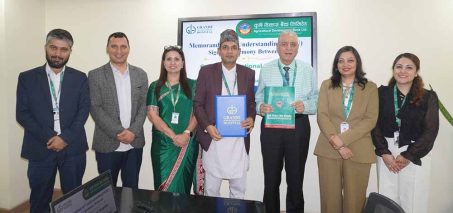 कृषि विकास बैंक र ग्रान्डी अस्पतालबीच स्वास्थ्य तथा बैंकिङ सेवामा विशेष छुटसम्बन्धी सम्झौता कृषि विकास बैंक र ग्रान्डी अस्पतालबीच स्वास्थ्य तथा बैंकिङ सेवामा विशेष छुटसम्बन्धी सम्झौता
