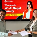वाइ–फाइ नेपालको सह–ब्रान्ड एम्बेसडरमा सञ्चारकर्मी श्री पाण्डे नियुक्त वाइ–फाइ नेपालको सह–ब्रान्ड एम्बेसडरमा सञ्चारकर्मी श्री पाण्डे नियुक्त