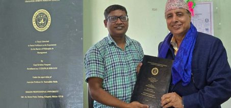 उदयपुर सिमेन्टको सञ्चालन र दिगोपनामा केन्द्रित रहेर पूर्वमहाप्रबन्धक न्यौपानेले गरे विद्यावारिधि उदयपुर सिमेन्टको सञ्चालन र दिगोपनामा केन्द्रित रहेर पूर्वमहाप्रबन्धक न्यौपानेले गरे विद्यावारिधि