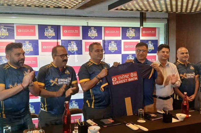 एभरेष्ट बैंकले उद्यमी व्यवसायीको फ्रेन्चाइजी क्रिकेट टिम विराटनगर किंग्सलाई प्रायोजन